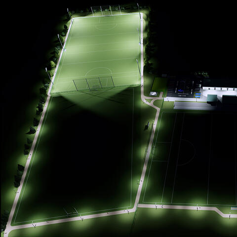 Colm Horkan Memorial Pitch at night